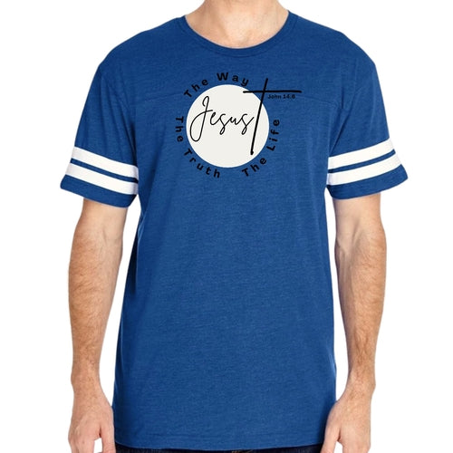 Mens Vintage Sport Graphic T-shirt the Truth the Way the Life