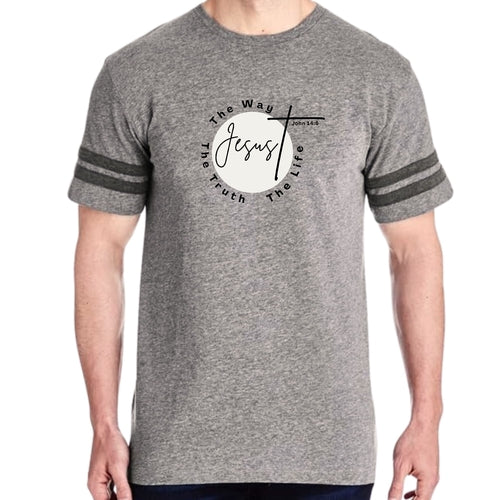 Mens Vintage Sport Graphic T-shirt the Truth the Way the Life