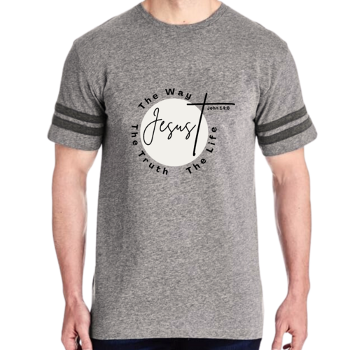 Mens Vintage Sport Graphic T-shirt the Truth the Way the Life