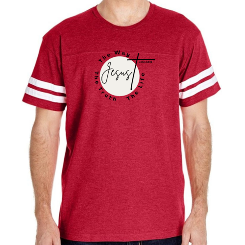 Mens Vintage Sport Graphic T-shirt the Truth the Way the Life