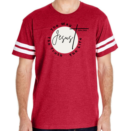 Mens Vintage Sport Graphic T-shirt the Truth the Way the Life