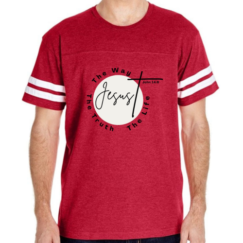 Mens Vintage Sport Graphic T-shirt the Truth the Way the Life