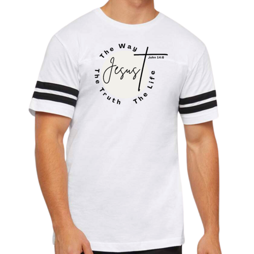 Mens Vintage Sport Graphic T-shirt the Truth the Way the Life