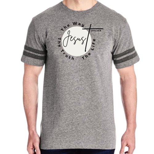 Mens Vintage Sport Graphic T-shirt the Truth the Way the Life