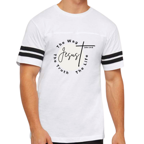 Mens Vintage Sport Graphic T-shirt the Truth the Way the Life