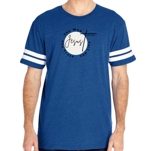 Mens Vintage Sport Graphic T-shirt the Truth the Way the Life