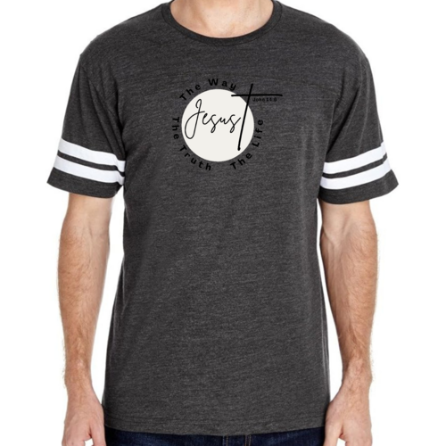 Mens Vintage Sport Graphic T-shirt the Truth the Way the Life