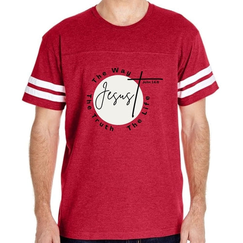 Mens Vintage Sport Graphic T-shirt the Truth the Way the Life