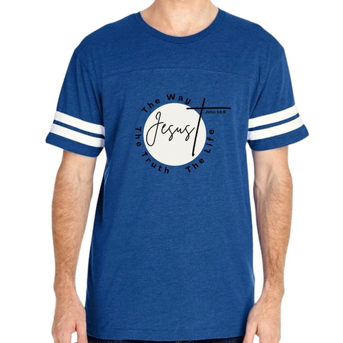 Mens Vintage Sport Graphic T-shirt the Truth the Way the Life