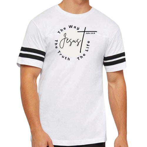 Mens Vintage Sport Graphic T-shirt the Truth the Way the Life