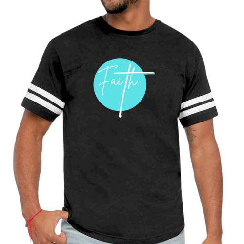 Mens Vintage Sport Graphic T-shirt Faith - Christian Affirmation -