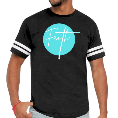 Mens Vintage Sport Graphic T-shirt Faith - Christian Affirmation -